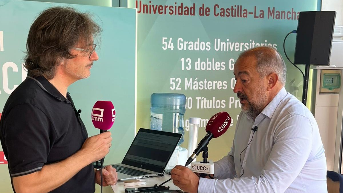 Julián Garde, rector de la UCLM. En Investiga que no es poco