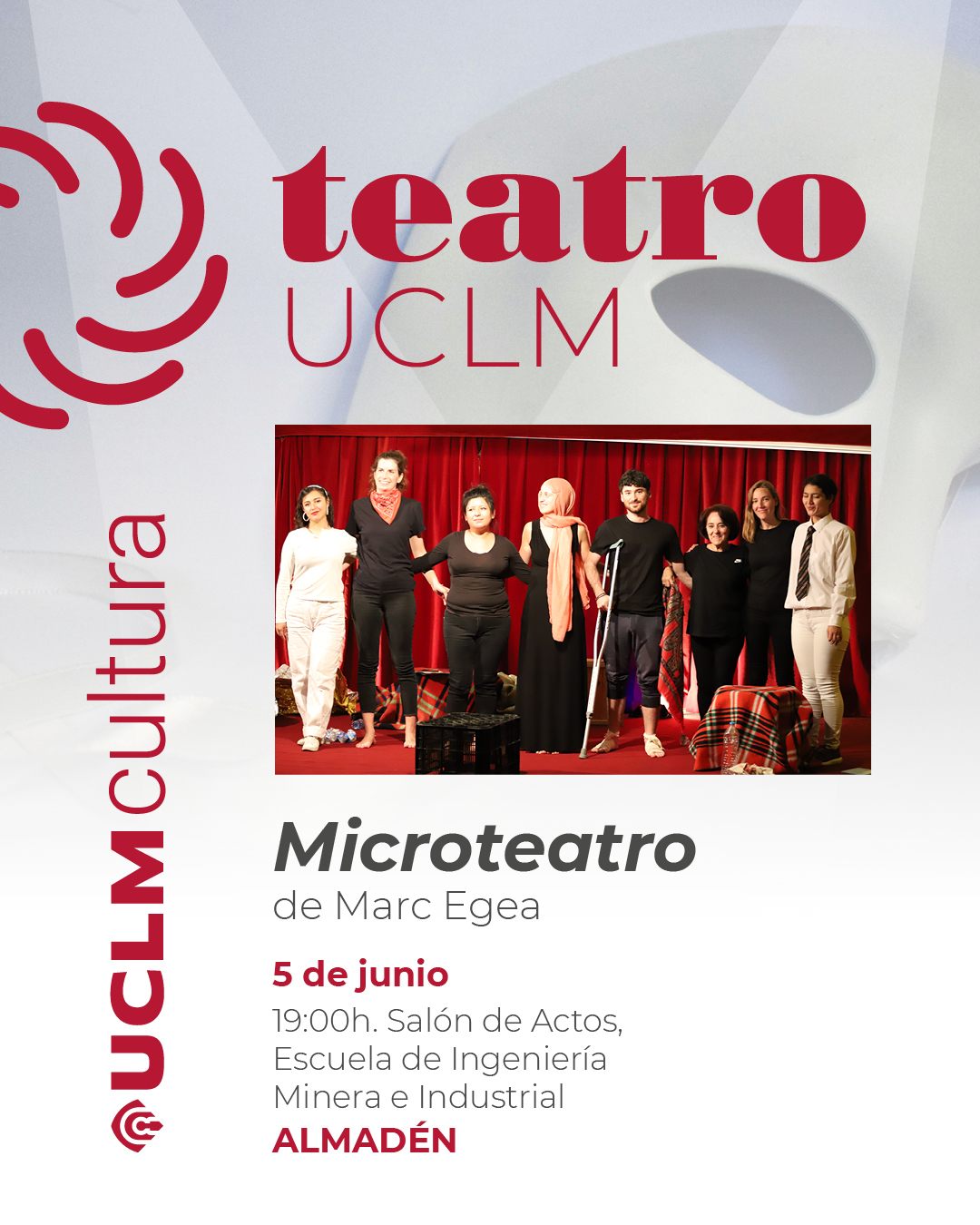 Cartel de las representaciones teatrales en la UCLM