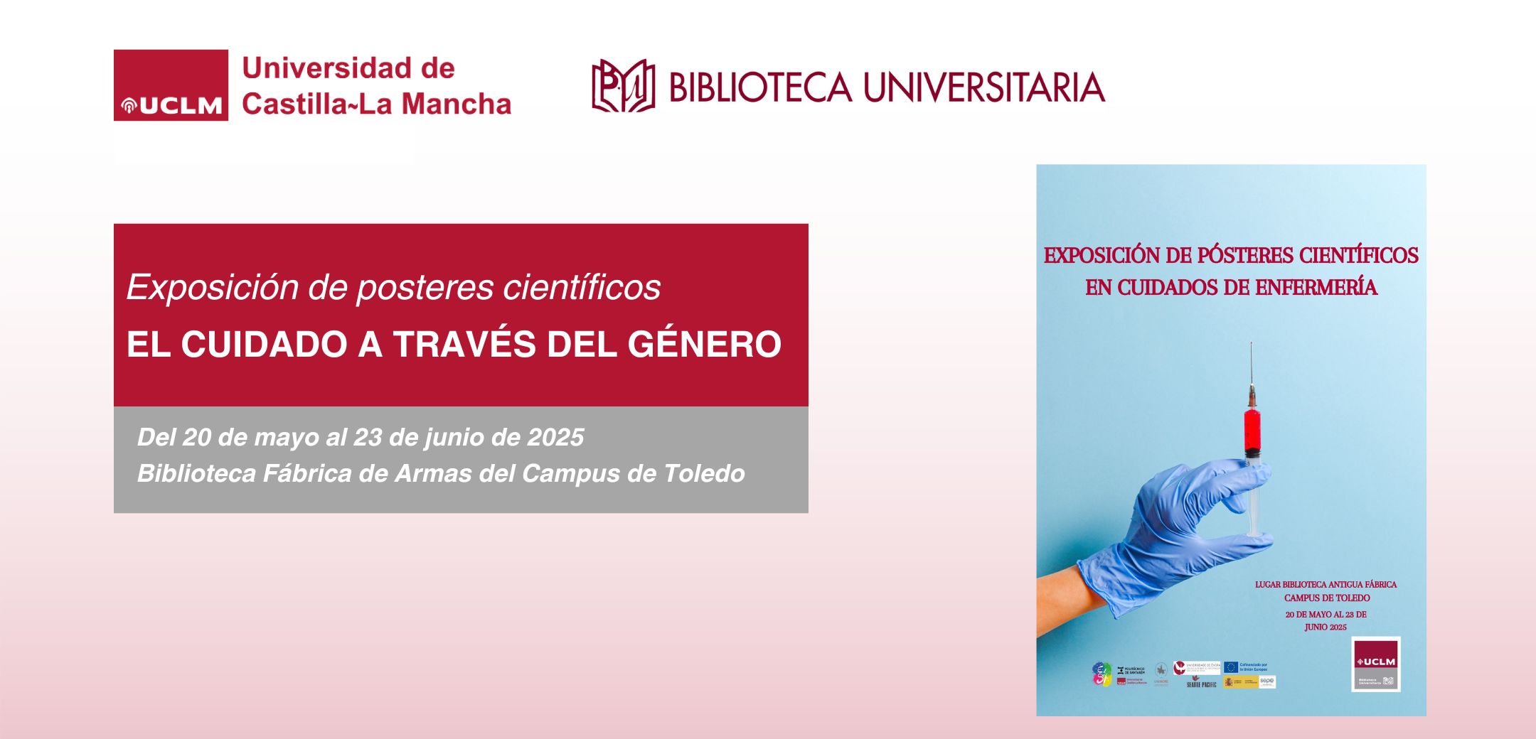 Exposición de pósteres científicos en cuidados de enfermería