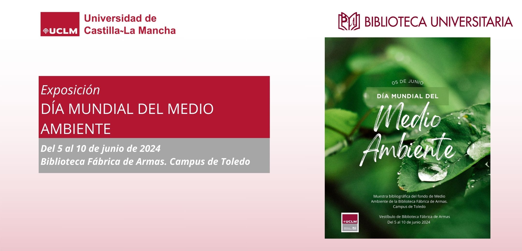 Exposición en la Biblioteca de la Fábrica de Armas del campus de Toledo