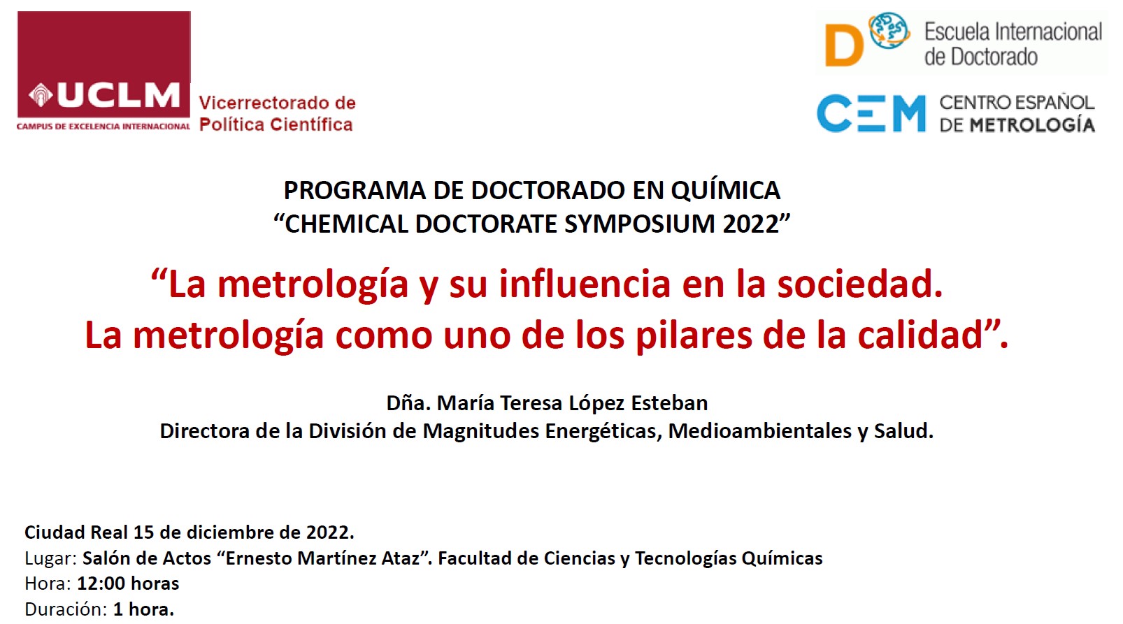 Conferencia metrología 15DIC2022