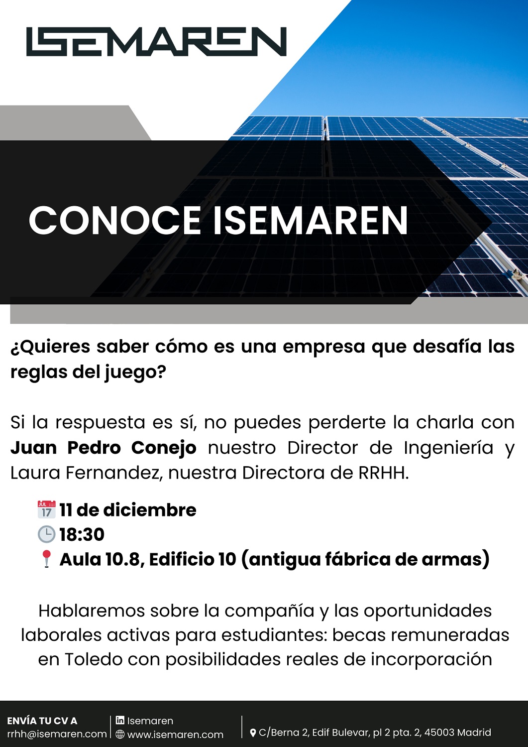 Charla de la empresa ISEMAREN