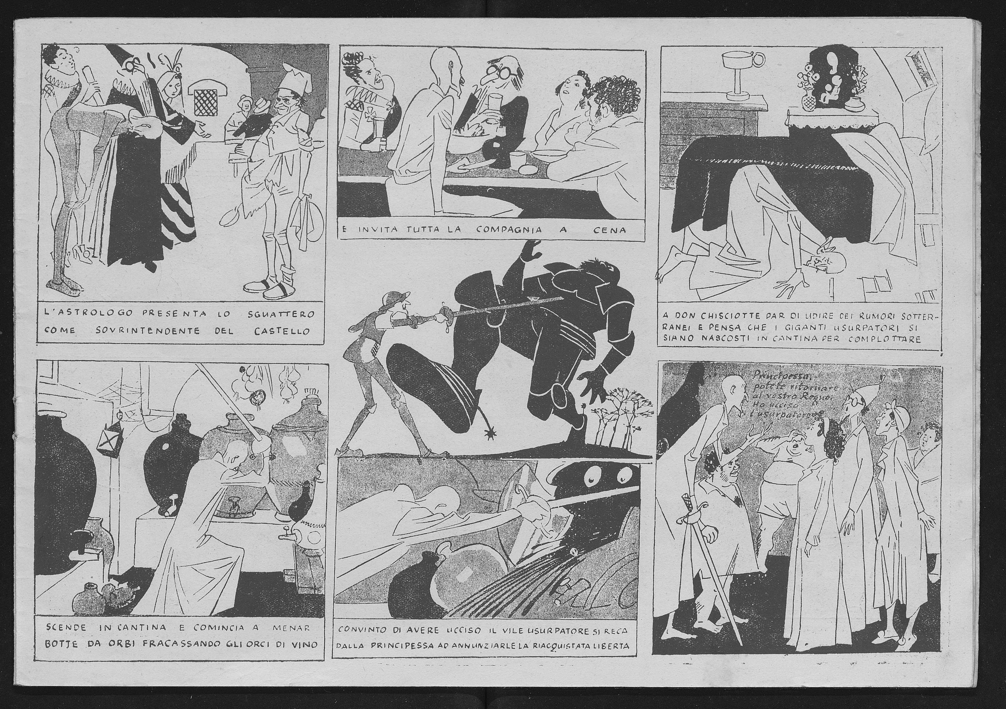 Don Chisciotte / disegni di Piero Bernardini.-- Edizione di lusso. Firenze : Corrado Tedeschi Editore, [1947] 