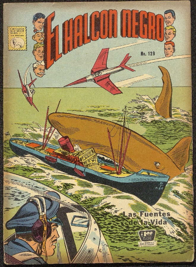  El Halcón negro, ¡Don Quijote de La Mancha!. México, D.F.: La Prensa, 1960 Nº129, 30 noviembre 1960; P. 18-24