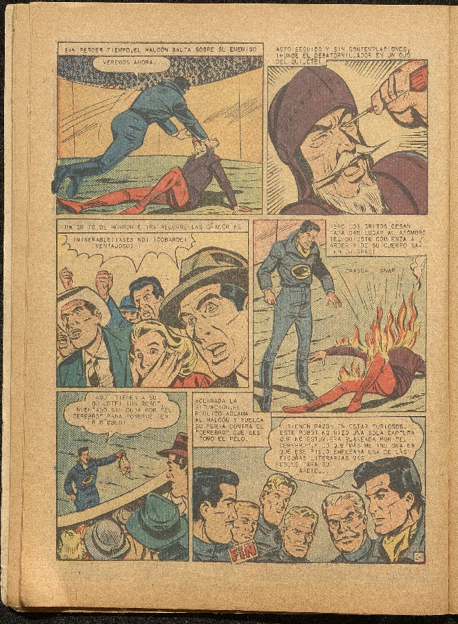  El Halcón negro, ¡Don Quijote de La Mancha!. México, D.F.: La Prensa, 1960 Nº129, 30 noviembre 1960; P. 18-24