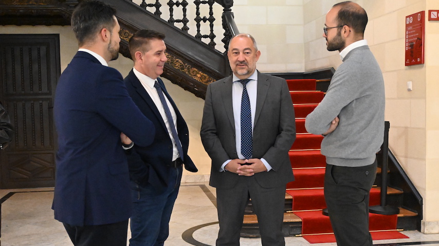 Firma del convenio marco en I+D entre la UCLM y la Diputación Provincial de Albacete. 