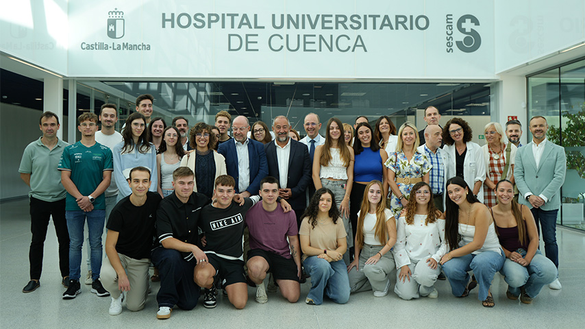 Estudiantes de Ingeniería Biomédica de la UCLM comienzan sus prácticas en el nuevo Hospital Universitario de Cuenca.