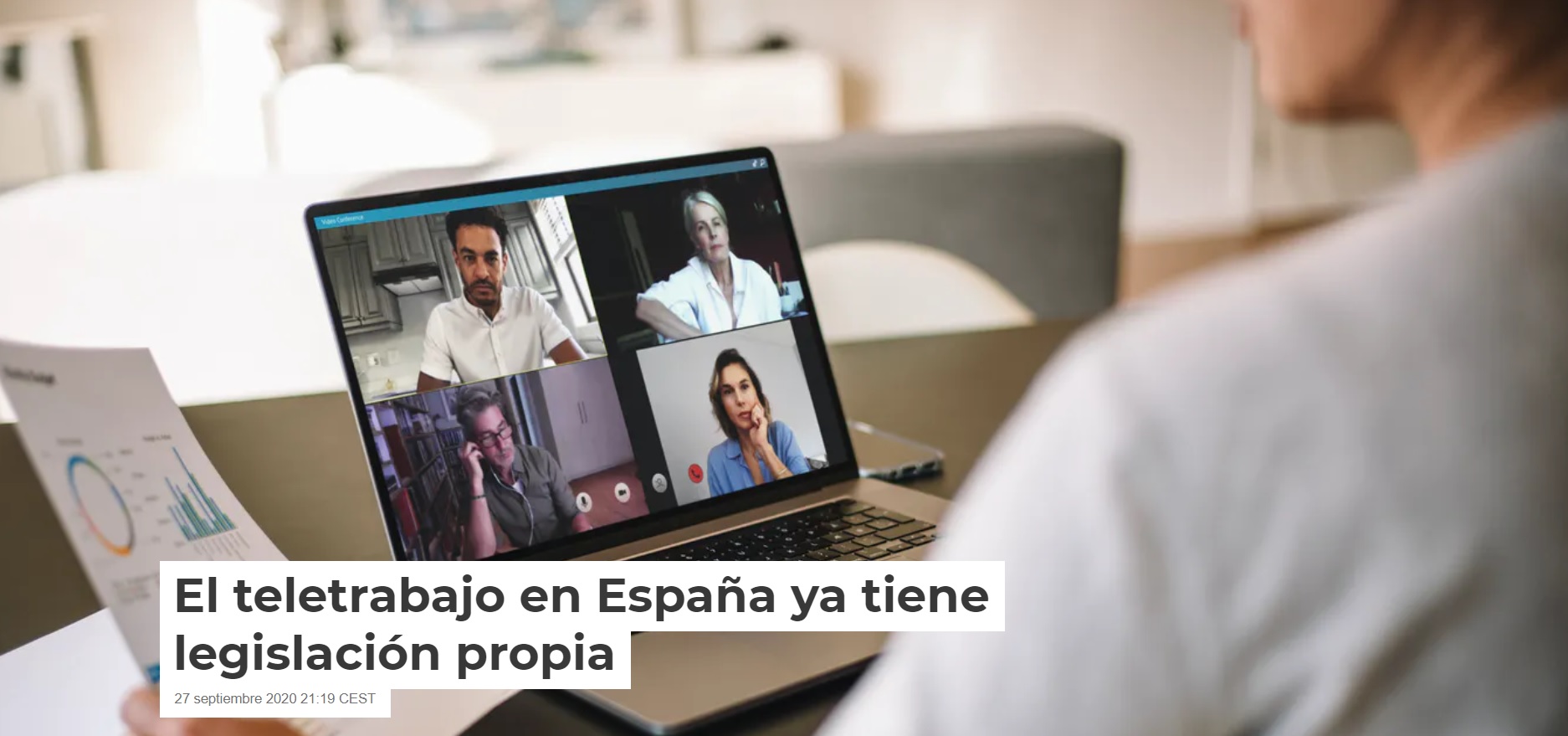 El teletrabajo en España ya tiene legisl