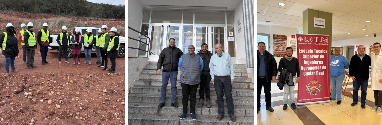 Visita al IGeA de académicos de la Unive