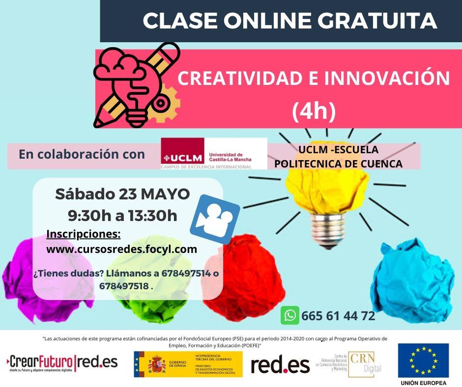 Cartel Curso Creatividad 25/mayo/2020